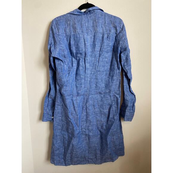 Frank & Eileen Murphy Linen Shirtdress Size Medium - Picture 7 of 7